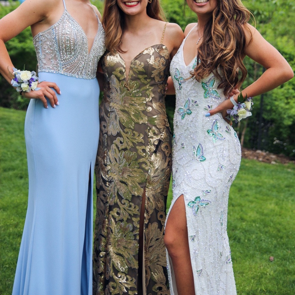 SOLD Primavera Couture 3258 Butterfly Prom Dress